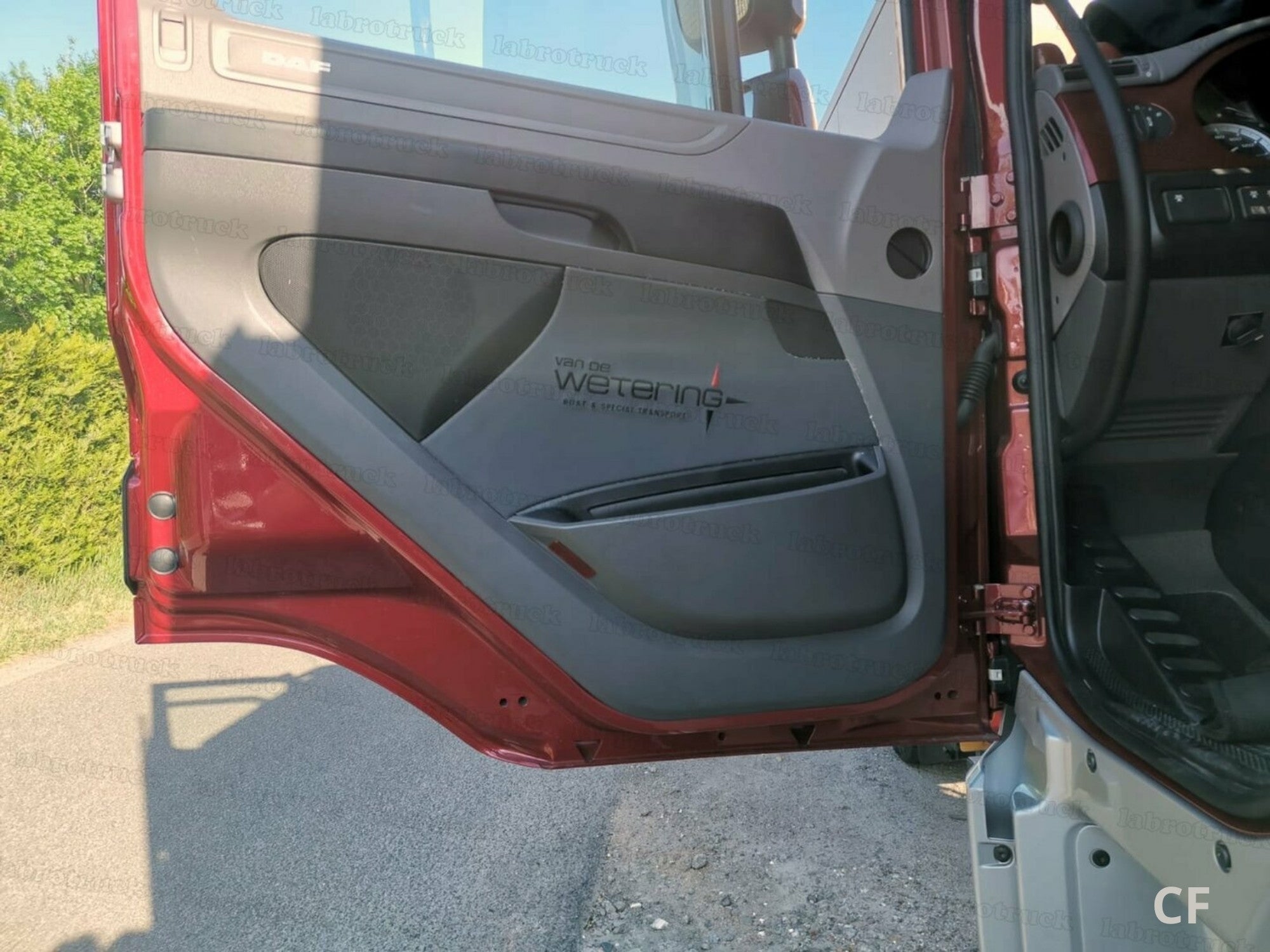 Losse stof deurbekleding - Geschikt voor DAF XF / CF Euro 6